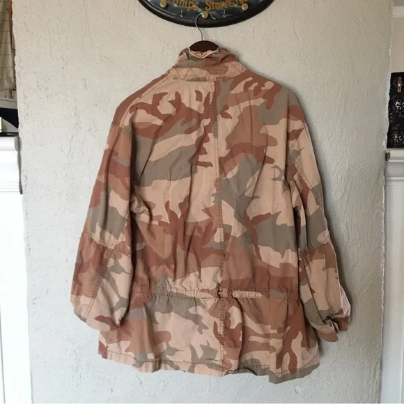Free People Lead The Way Slouchy Camo Utility Jacket - Picture 9 of 13